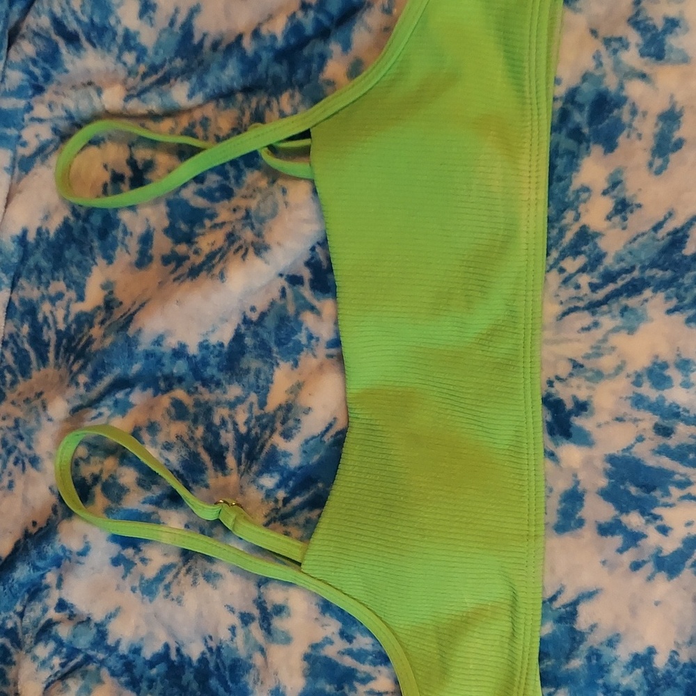Large Green Bikini Top